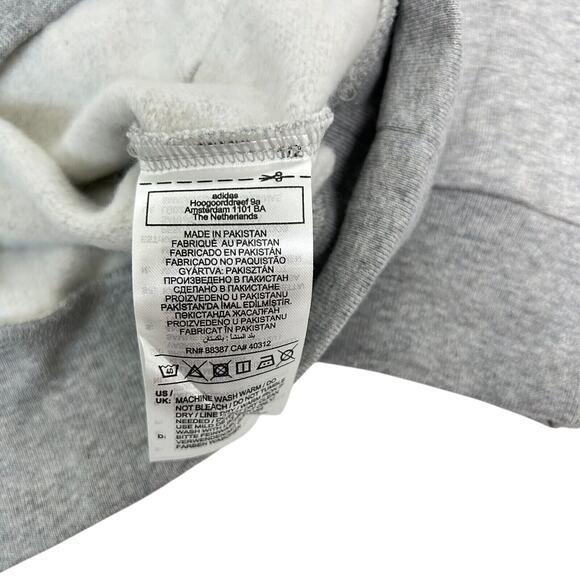 adidas Men's Essentials 3-Stripes Fleece Full-Zip Hoodie lot of (2) Size S L40 - Picture 6 of 10